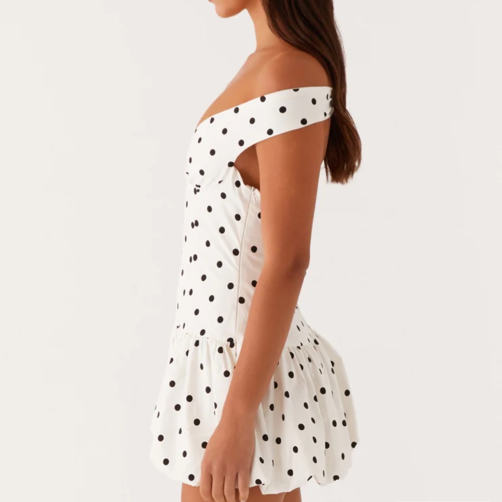 Peppermayo Black and White Polka Dot Dress - Picture 2 of 7